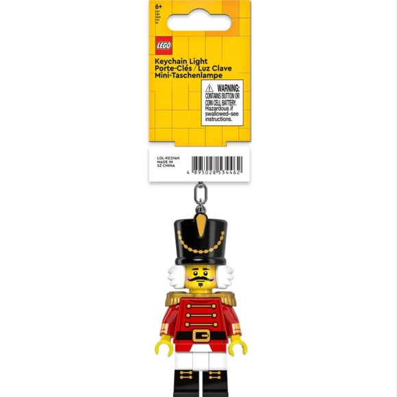 LEGO 5008989 NUTCRACKER Keychain LIGHT Minifigure LED NWT NEW in Hand - Picture 6 of 11